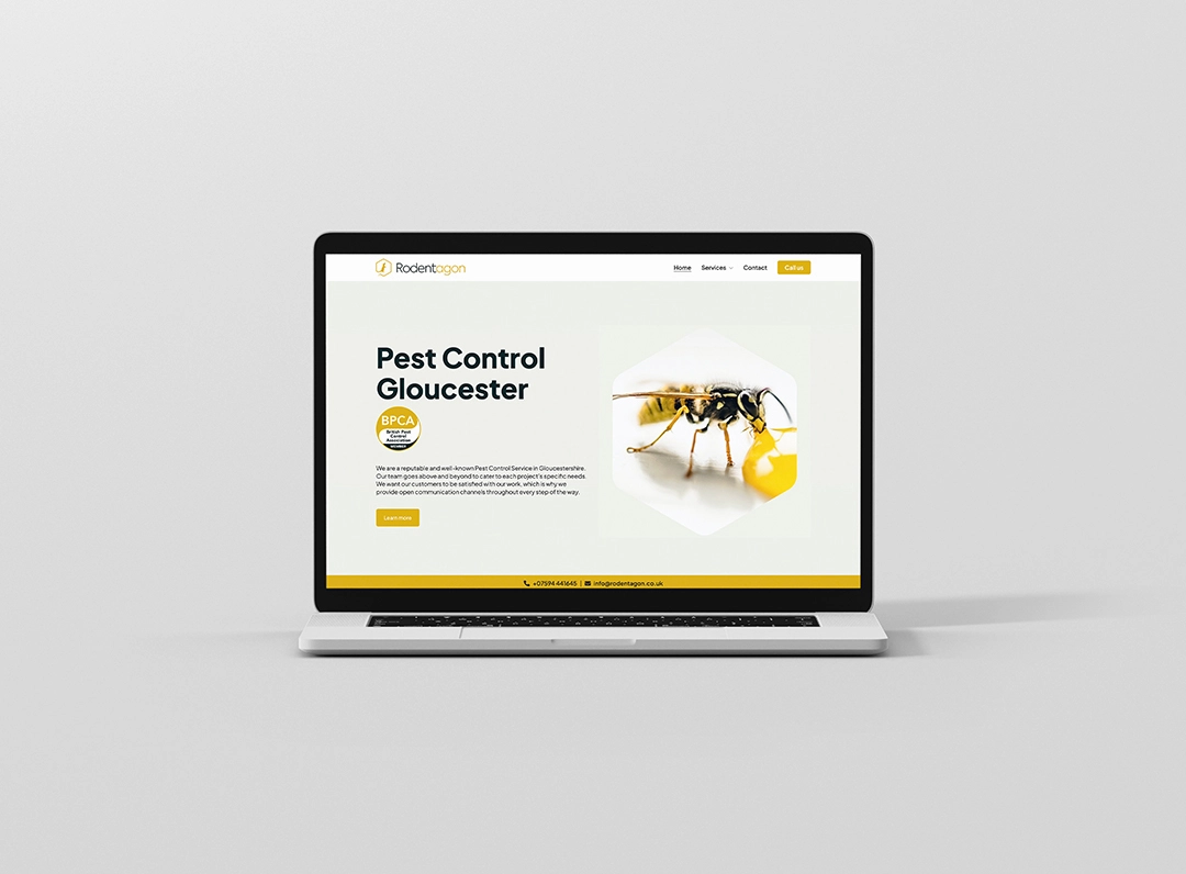 pest control web design gloucester
