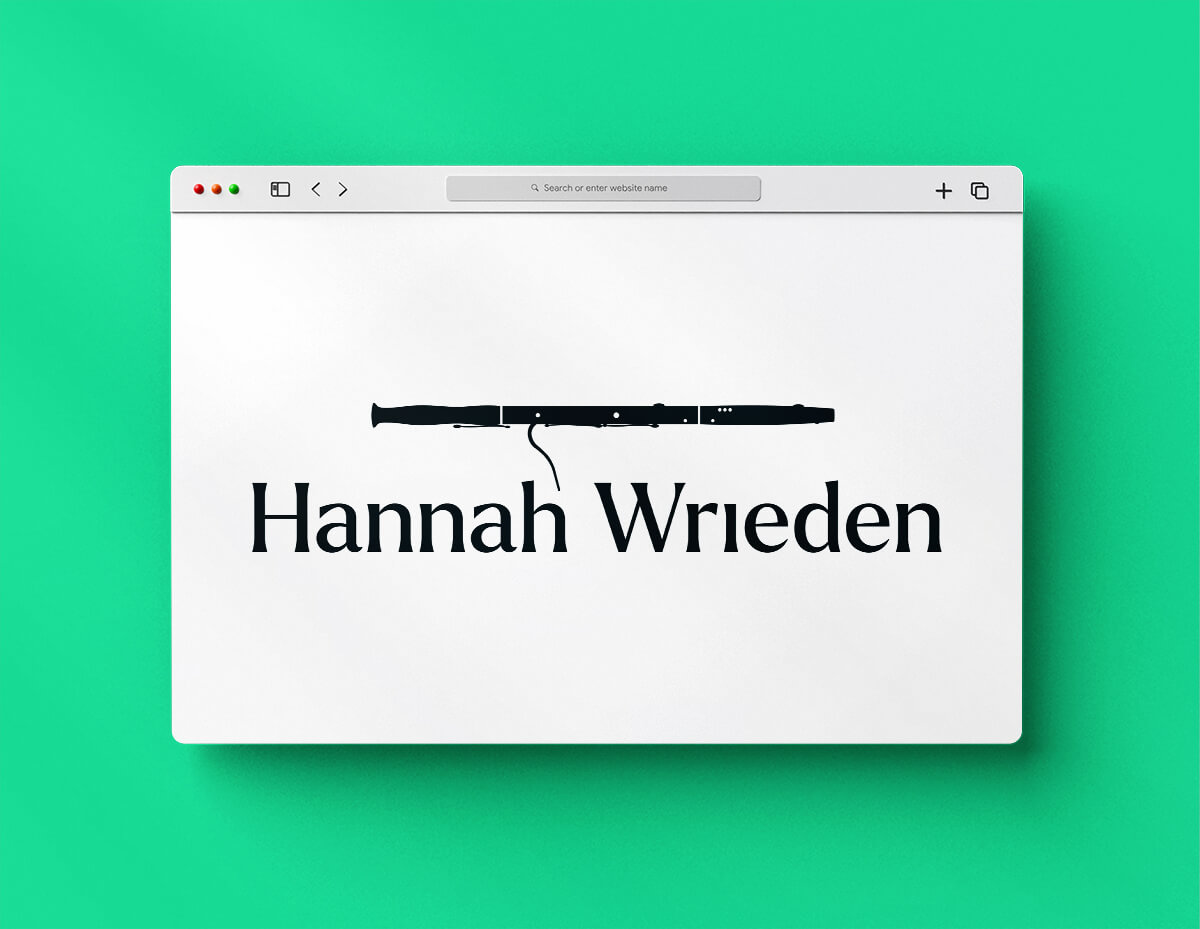 Hannah Wrieden Bassoon Logo